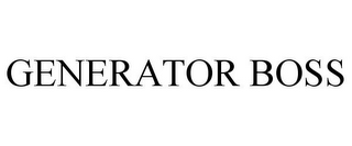 GENERATOR BOSS