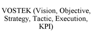 VOSTEK (VISION, OBJECTIVE, STRATEGY, TACTIC, EXECUTION, KPI)