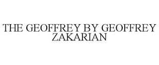 THE GEOFFREY BY GEOFFREY ZAKARIAN