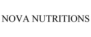 NOVA NUTRITIONS