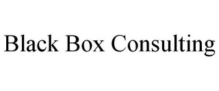 BLACK BOX CONSULTING