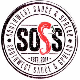 SOSS SOUTHWEST SAUCE & SPREAD ESTD. 2014