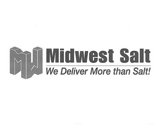 MW MIDWEST SALT WE DELIVER MORE THAN SALT!