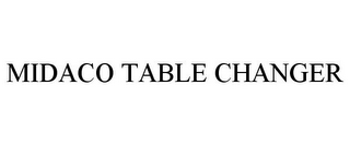 MIDACO TABLE CHANGER