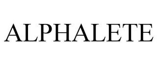 ALPHALETE