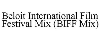 BELOIT INTERNATIONAL FILM FESTIVAL MIX (BIFF MIX)