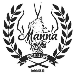 MANNA BREAD 4 LIFE ISAIAH 58:10