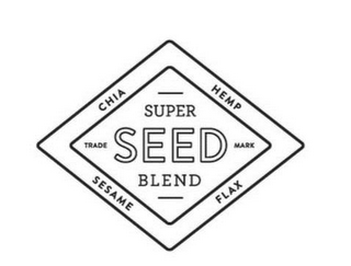 SUPER SEED BLEND CHIA HEMP SESAME FLAX TRADE MARK