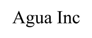 AGUA INC