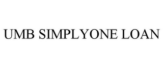 UMB SIMPLYONE LOAN