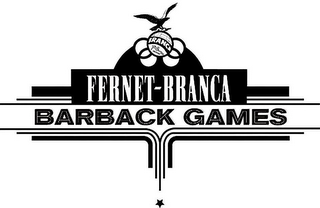 BRANCA F.LLI BRANCA MILANO FERNET BRANCA BARBACK GAMES