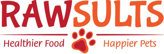 RAWSULTS HEALTHIER FOOD HAPPIER PETS