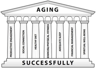 PRODUCTIVE ENGAGEMENT SOCIAL CONNECTIONHEALTHY DIET EXERCISE/PHYSICAL FITNESS ADEQUATE SLEEP FINANCIAL MANAGEMENT SPIRITUAL WELL-BEING