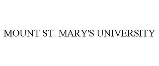 MOUNT ST. MARY'S UNIVERSITY