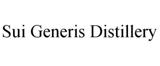 SUI GENERIS DISTILLERY