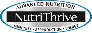 NUTRITHRIVE ADVANCED NUTRITION IMMUNITY REPRODUCTION ENERGY