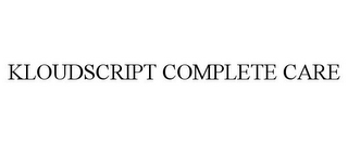 KLOUDSCRIPT COMPLETE CARE