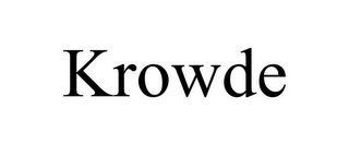 KROWDE