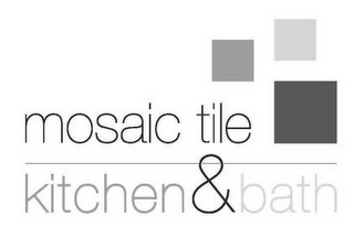 MOSAIC TILE KITCHEN & BATH