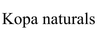 KOPA NATURALS