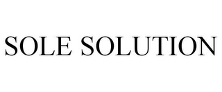 SOLE SOLUTION