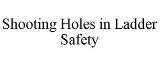 SHOOTING HOLES IN LADDER SAFETY