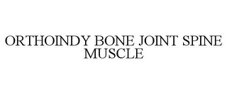 ORTHOINDY BONE JOINT SPINE MUSCLE