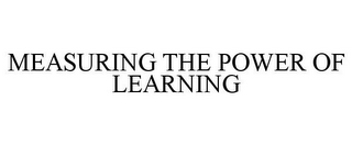 MEASURING THE POWER OF LEARNING