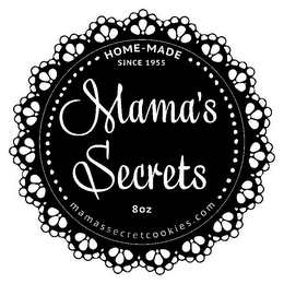 MAMA'S SECRETS 8OZ HOME-MADE SINCE 1955 MAMASSECRETCOOKIES.COM