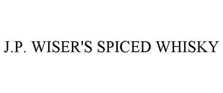 J.P. WISER'S SPICED WHISKY