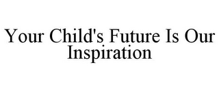 YOUR CHILD'S FUTURE IS OUR INSPIRATION