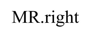 MR.RIGHT