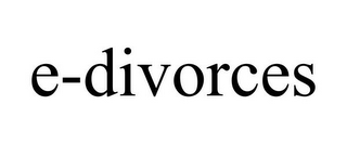 E-DIVORCES