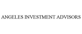 ANGELES INVESTMENT ADVISORS