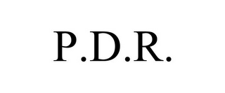 P.D.R.