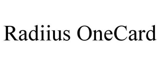 RADIIUS ONECARD