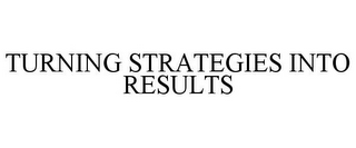 TURNING STRATEGIES INTO RESULTS