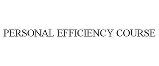 PERSONAL EFFICIENCY COURSE