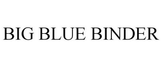 BIG BLUE BINDER