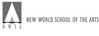 N W S A  NEW WORLD SCHOOL OF THE ARTS