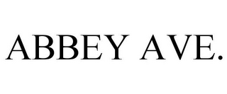 ABBEY AVE.