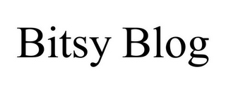 BITSY BLOG