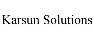 KARSUN SOLUTIONS