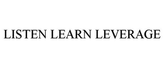 LISTEN LEARN LEVERAGE