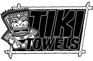 TIKI TOWELS KING TIKI