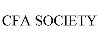 CFA SOCIETY