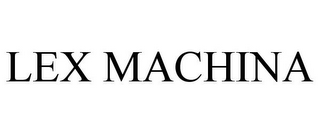 LEX MACHINA