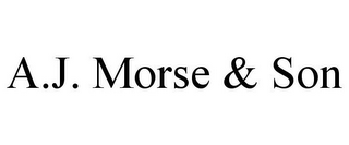 A.J. MORSE & SON