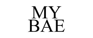 MY BAE