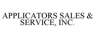 APPLICATORS SALES & SERVICE, INC.